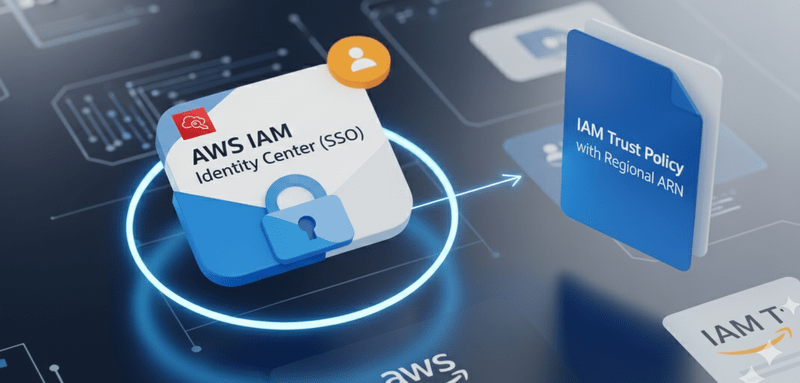 Fix IAM Trust Policy Errors using AWS IAM Identity Center SSO Role Regional ARN